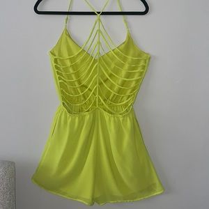 Sexy neon romper